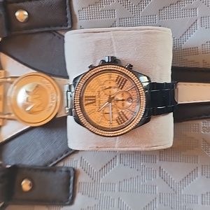 Michael kora watch with bag